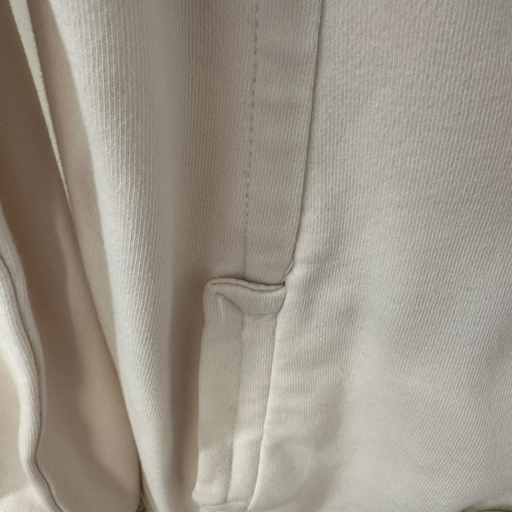 James Perse Double-Breasted Cream Pea Coat - Picture 3 of 7